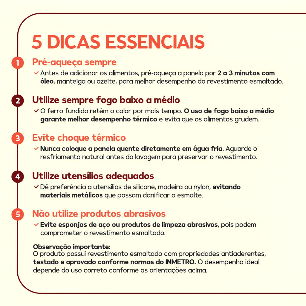 Panelas de Ferro Esmaltado Ferro Fundido